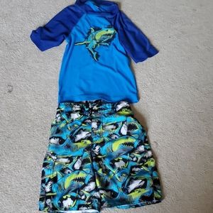 Boys two piece swim set